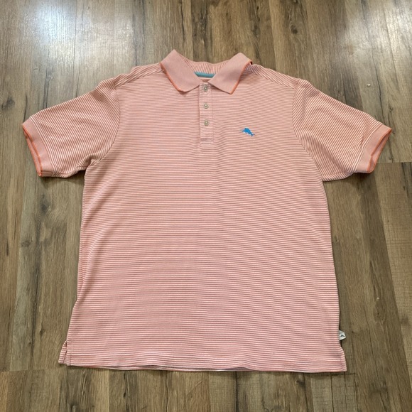 Tommy Bahama Other - Tommy Bahama Mens Polo Short Sleeve Shirt Size L Summer Beach Preppy